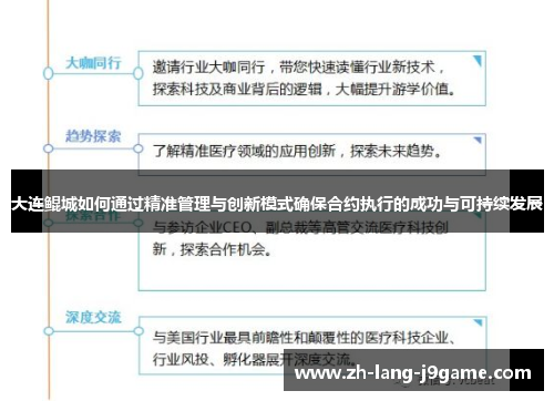 大连鲲城如何通过精准管理与创新模式确保合约执行的成功与可持续发展